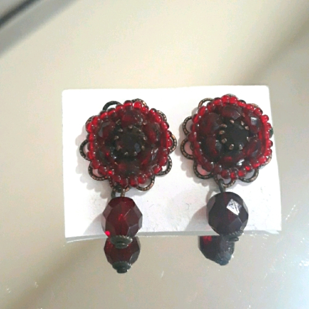 Vintage Avon beaded earrings